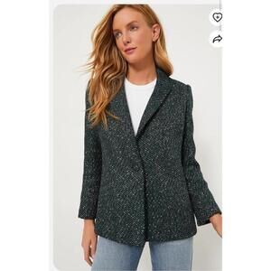 NWT - Tuckernuck Dark Green Tweed Blazer